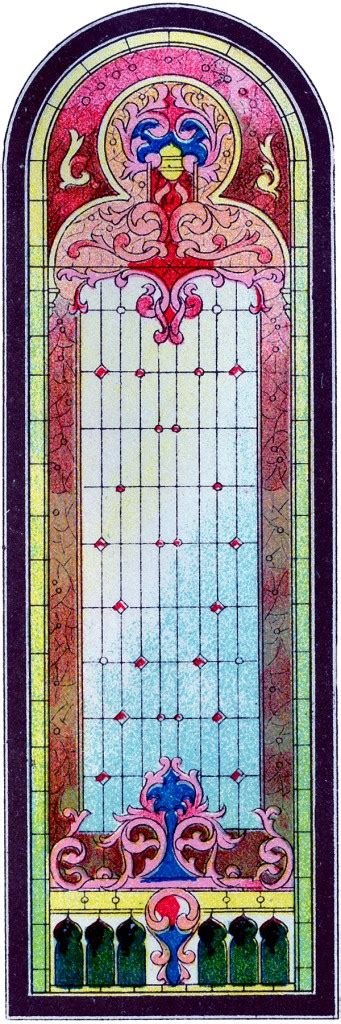 10 Vintage Stained Glass Church Window Images The