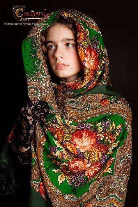 russian shawl russian beauty russian fashion russian culture