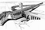 Aqueduct Rome Sketch Aqua Roman Aqueducts Marcia Roma Julia Crossing Porta Paintingvalley Maggiore Sketches sketch template