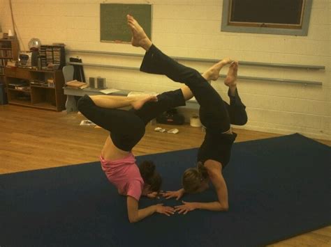 Double Elbow Stand With Stag Acrobalance Fitness Dance