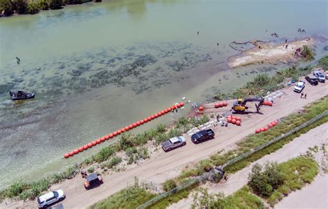 border buoys climate change alter flow  rio grande  eagle pass