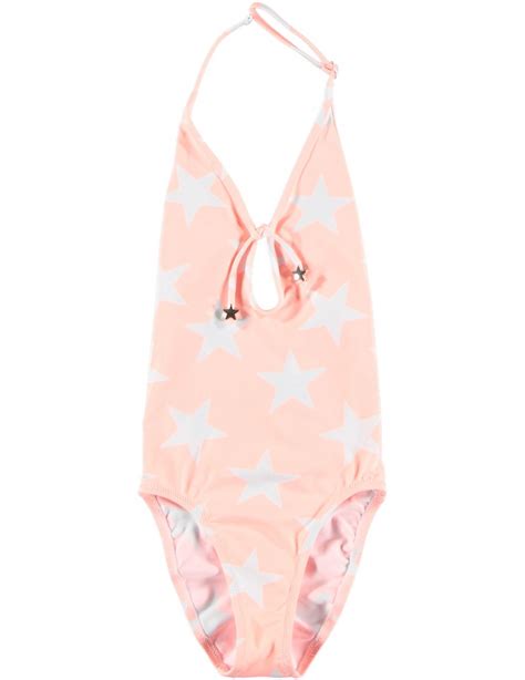Bañador Bikini Triángulos Rosa Estrellas Dos Piezas Para Niña Princesse
