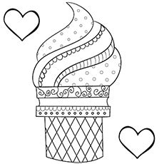 top   printable ice cream coloring pages