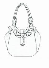 Hobo Handbags Purses sketch template
