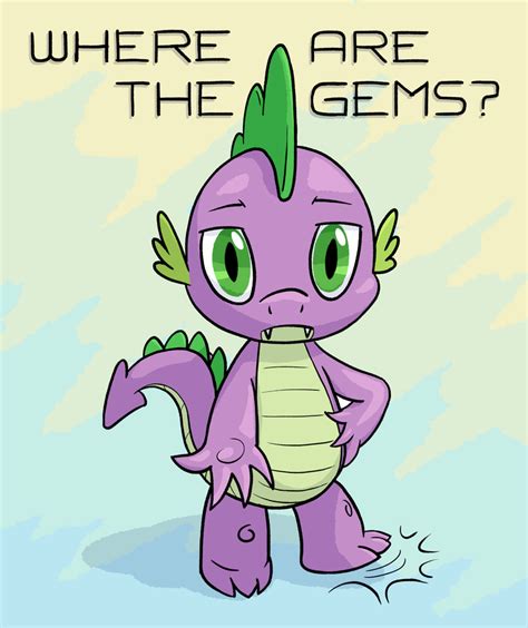 Spike Wants Gems By Dahtamnay On Deviantart