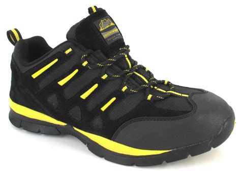 mens lightweight  safety steel toe cap work trainers boots shoes uk size   ebay