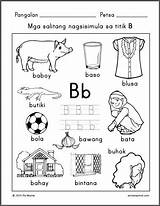 Titik Mga Worksheets Kindergarten Grade Reading Filipino Samutsamot Preschool Printable Alpabetong Choose Board Activities Writing Alphabet Kids sketch template