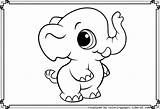 Elephant Coloring Baby Cute Pages Printable Drawing Color Elephants Ears Indian Print Kids Jungle Drawings Safari Colorings Getdrawings Getcolorings Dolphin sketch template