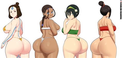 Rule 34 2022 4girls Aged Up Air Nomad Alternate Breast Size Asian