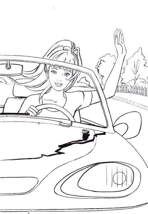 pintable coloring book page  adults barbie coloring pages