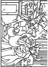 Halloween Choose Board Coloring Pages Stained Glass sketch template