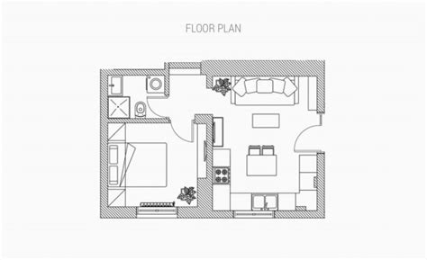 bed floor plan interior design ideas