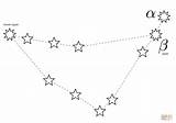 Constellation Constelaciones Supercoloring Steinbock Costellazioni Constellations Costellazione Sterrenbeeld Estrellas Capricornus Capricorn Kategorien sketch template