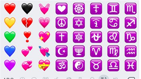 So All Of The Heart Emojis Have Different Meanings Her Ie