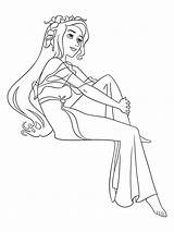 Enchanted Giselle Daydreaming Princess Bulkcolor sketch template