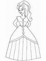 Coloring Princess Pages Medieval Book Royalty Ws sketch template