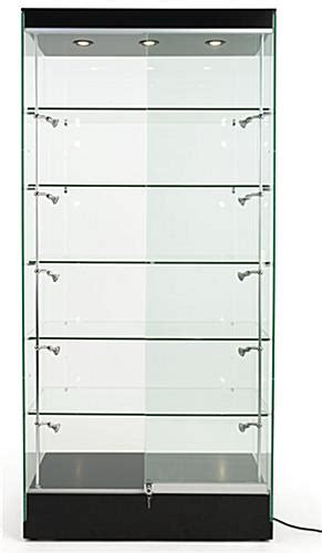 Modern Glass Display Cabinet Ships Fully Assembled