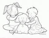 Coloring Pages Helping Kids Clipart Each Other Caring Others Books Animals Children Preschool Book Activity Military sketch template