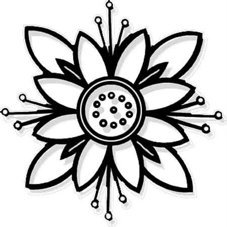 flower coloring pages  coloring kids