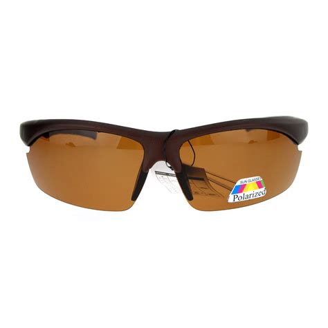 Xloop Polarized Baseball Half Rim Mens Sport Sunglasses Ebay