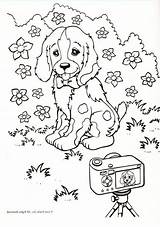 Coloring Frank Lisa Pages Visit Hond Fotocamera Kleurplaat sketch template