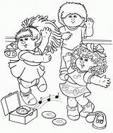 Cabbage Patch Coloring Kids Pages Popular sketch template