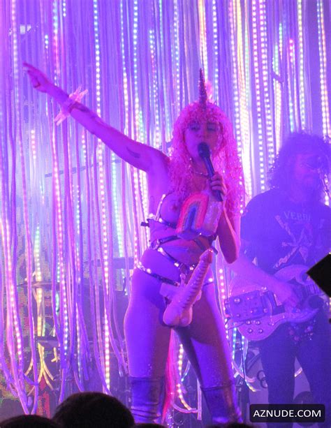 miley cyrus performs live at echostage in washington dc