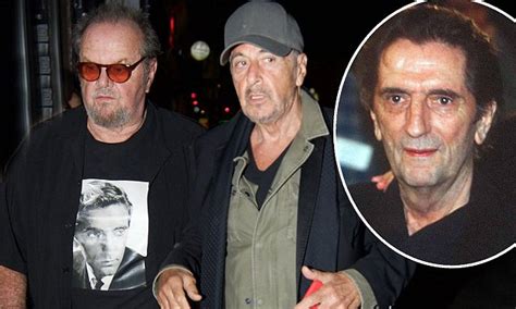 jack nicholson and al pacino at harry dean stanton memorial daily mail online