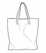 Tote sketch template