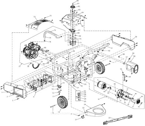 generac  lp parts diagram  full assembly