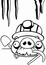 Coloring Pages Pig Moustache Printable Angry Birds Foreman Supercoloring Characters Categories Clip sketch template