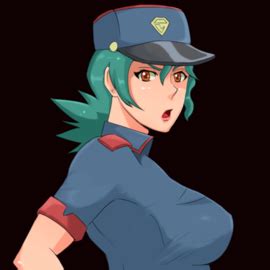 officer jenny   service  cytoscourge  newgrounds