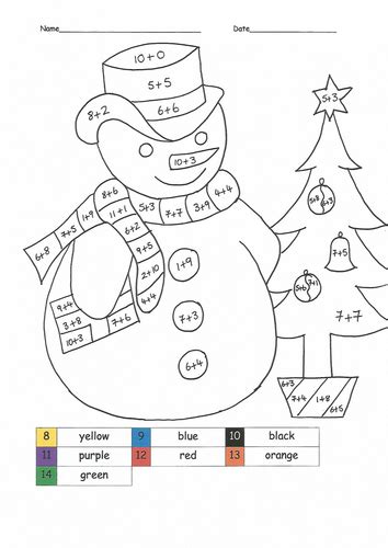 christmas maths colouring sheets teaching resources christmas math