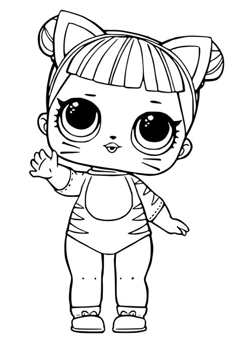 lol surprise dolls coloring pages sketch coloring page