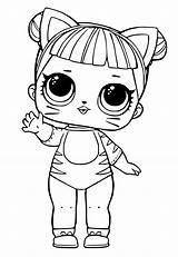 Coloring Dolls Lol Pages Surprise Template Printables sketch template