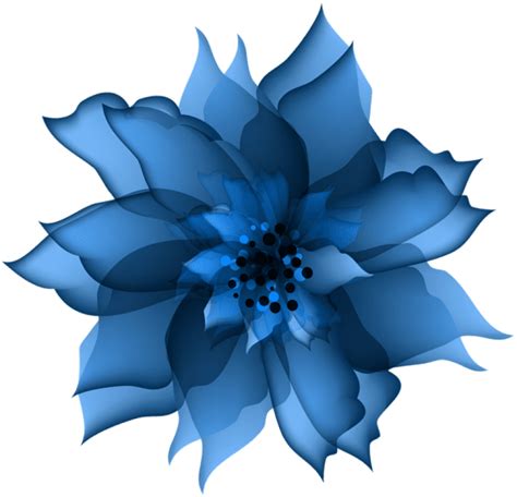 blue flower png clip art library