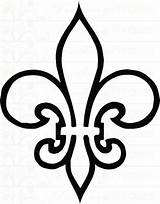 Lis Fleur Flor Stencil Stencils Pattern Template Coloring Di Saints Tattoo Symbol Embellishment Wall Pages Decal Silhouette Dibujo Outline Posted sketch template