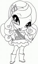 Coloring Pages Winx Pixies Club Popular sketch template