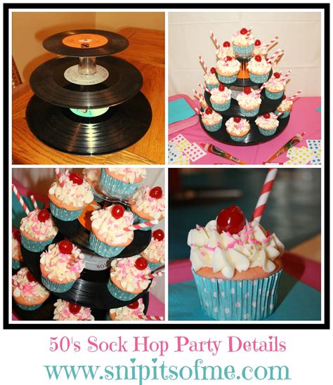 sock hop themed cake ideas and designs