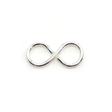 open spacer infinity symbol silver  achat vente pas cher