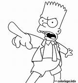 Bart Simpson Coloriage Colere Cravate Homer Ausmalbilder Colorier Pintar Colorare Uteer Personaggi Imprimé Modèles Drucken sketch template