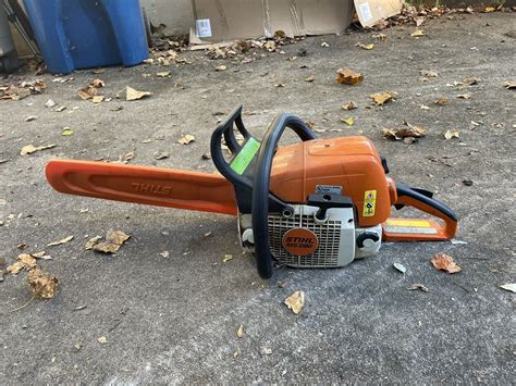 stihl ms  chainsaw ebay