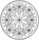 Symmetry Radial Coloring Pages Sheets Patterns Mandala Choose Board Projects School sketch template