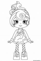 Coloring Pages Shoppies Candy Sweets Printable Shopkins Print Girl Elegant Albanysinsanity sketch template