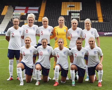 Englands National Team England Ladies Football Female Football
