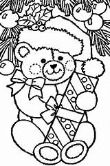 Christmas Coloring Bear Pages Printable Colouring Bears Cute Kids Adult Hard Picgifs Kerst Coloringpages1001 Choose Board sketch template