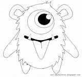 Classdojo Monsters Template Monster Coloring Pages sketch template