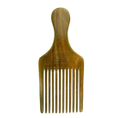 afro power pick comb neter gold