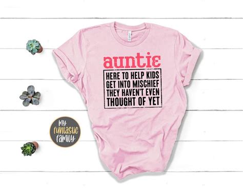 Funny Aunt Shirt Funny T For Aunt Cool Auntie Shirt Etsy In 2021