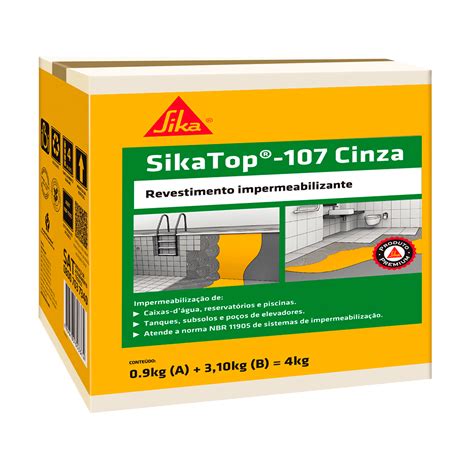 sika top  caixa  kg protect impermeabilizacoes